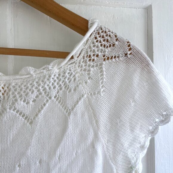 Vintage Knit Lacey Blouse - Picture 6 of 6